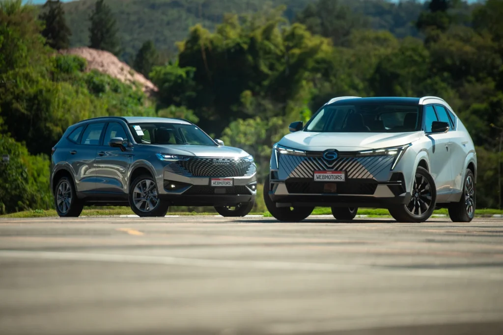 Comparativo entre GWM Haval H6 One e GAC GS4 Elite