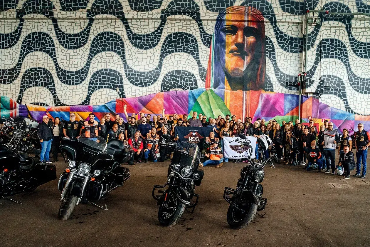 Vários moto clubes e moto grupos estiveram presentes no Festival Moto Brasil 2025