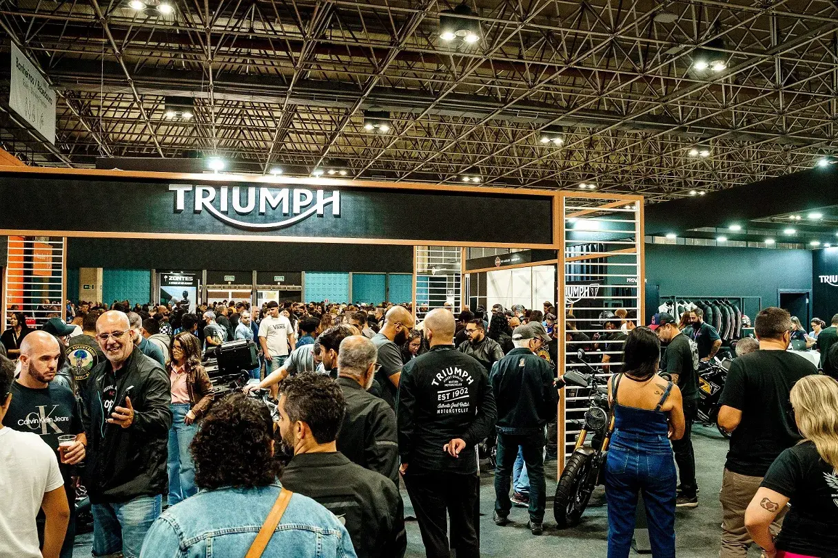 As duas maiores fabricantes de motos do país não foram, mas outras - como a Triumph - marcaram presença
