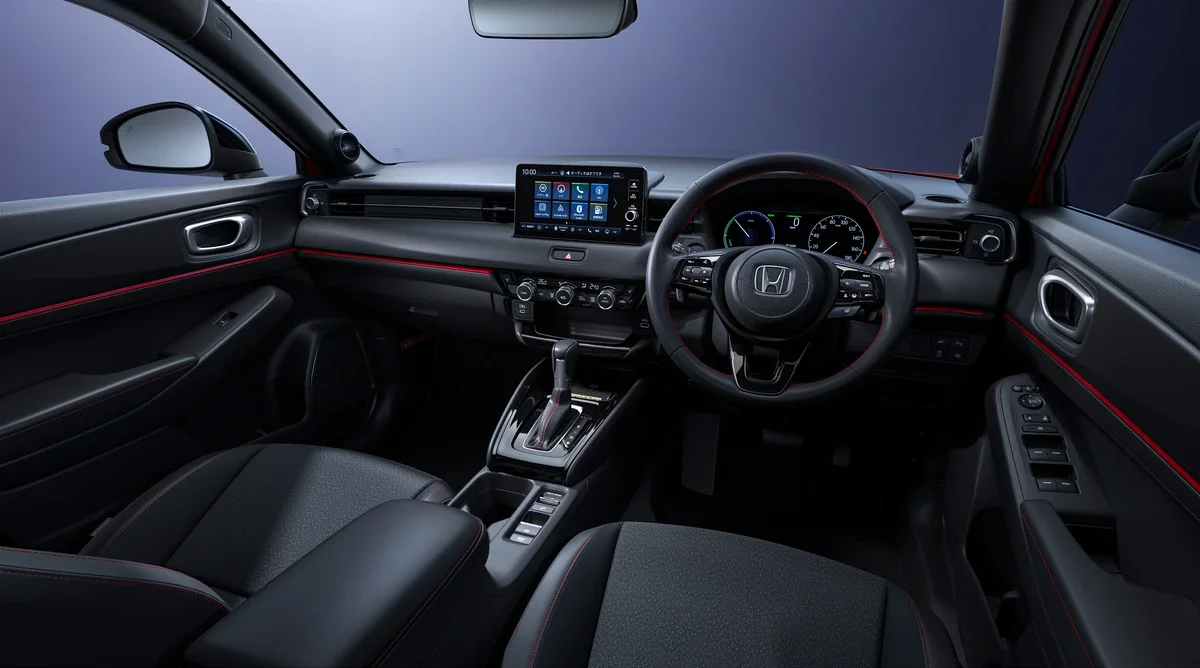 Interior do Honda HR-V RS também recebeu mudanças pontuais