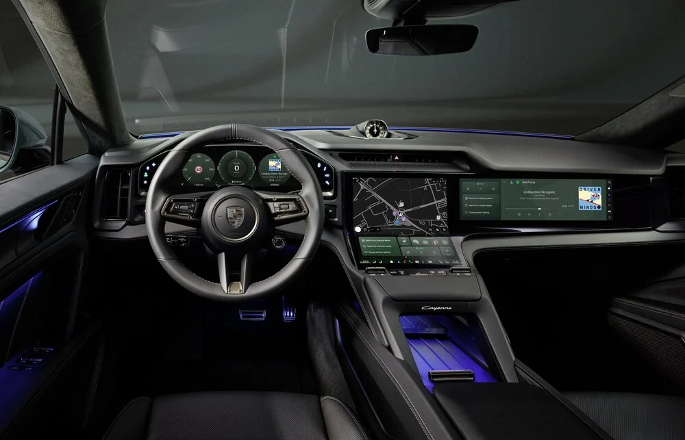 Porsche Cayenne Electric terá painel revolucionário, segundo a própria empresa