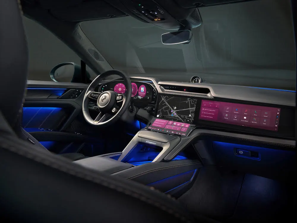Porsche Cayenne Electric terá painel revolucionário, segundo a própria empresa
