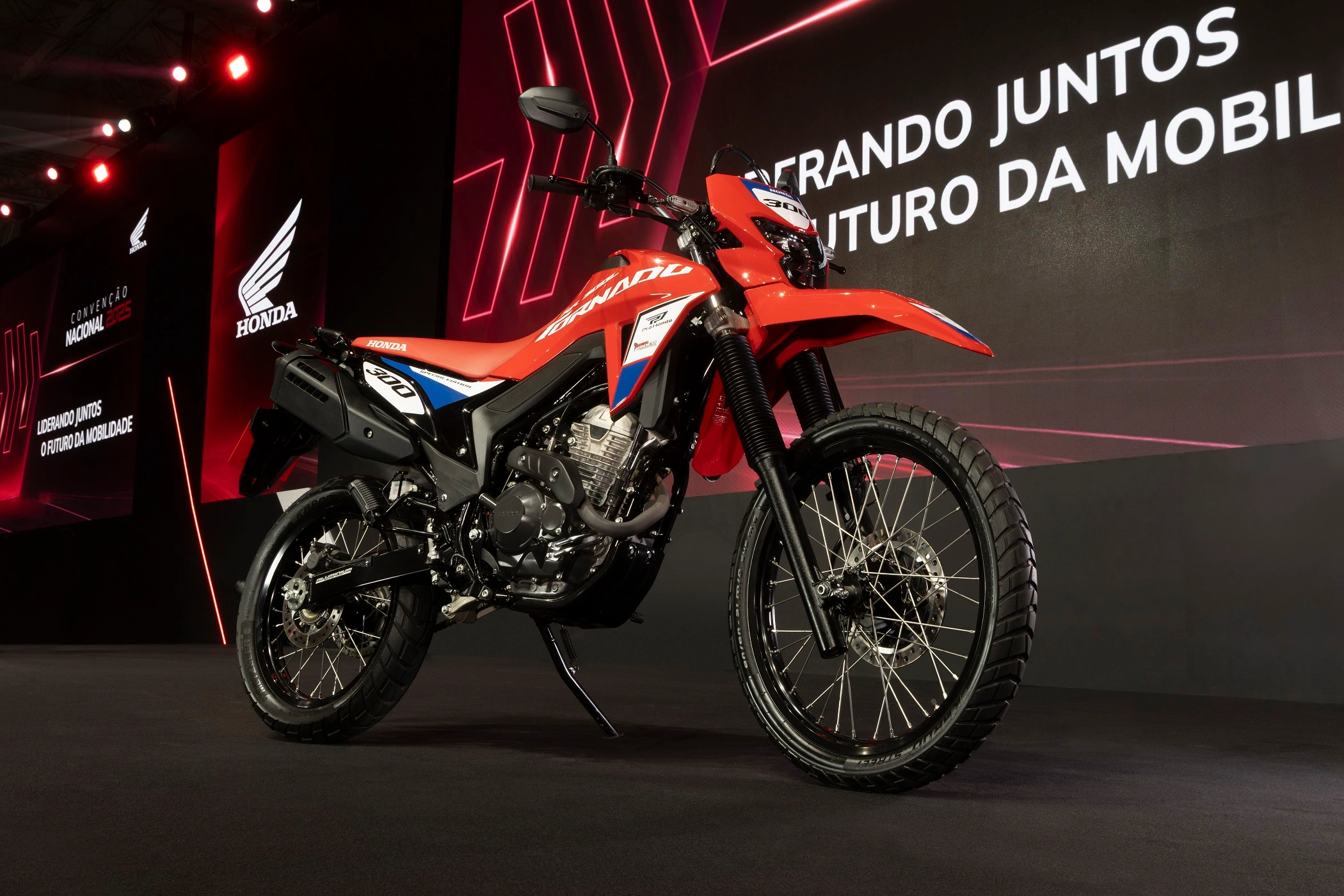 A Honda XR 300L ganhará uma versão Special Edition com grafismos e cores alusivos às Honda CRF campeãs do Rally Dakar