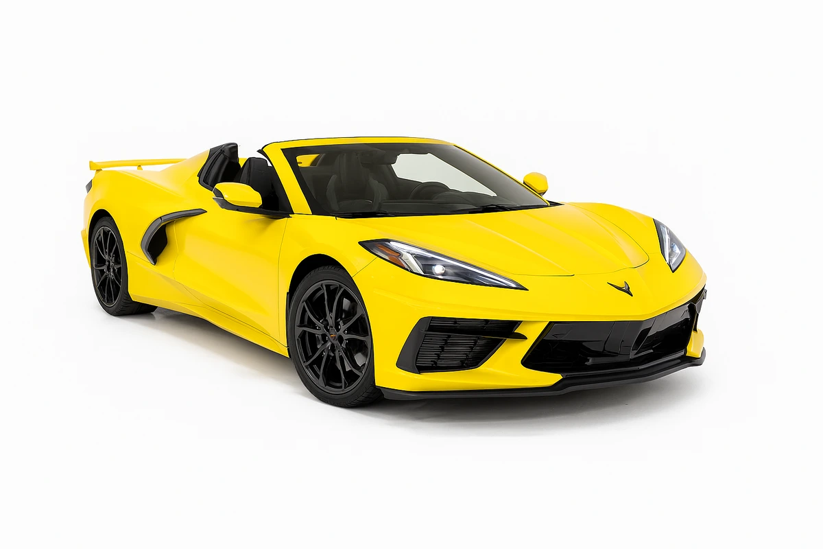 Salão do Automóvel 2025 terá exemplar do Chevrolet Corvette Stingray 1 Lt Conversível
