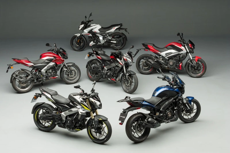 A linha Bajaj no Brasil é composta, atualmente, por seis modelos