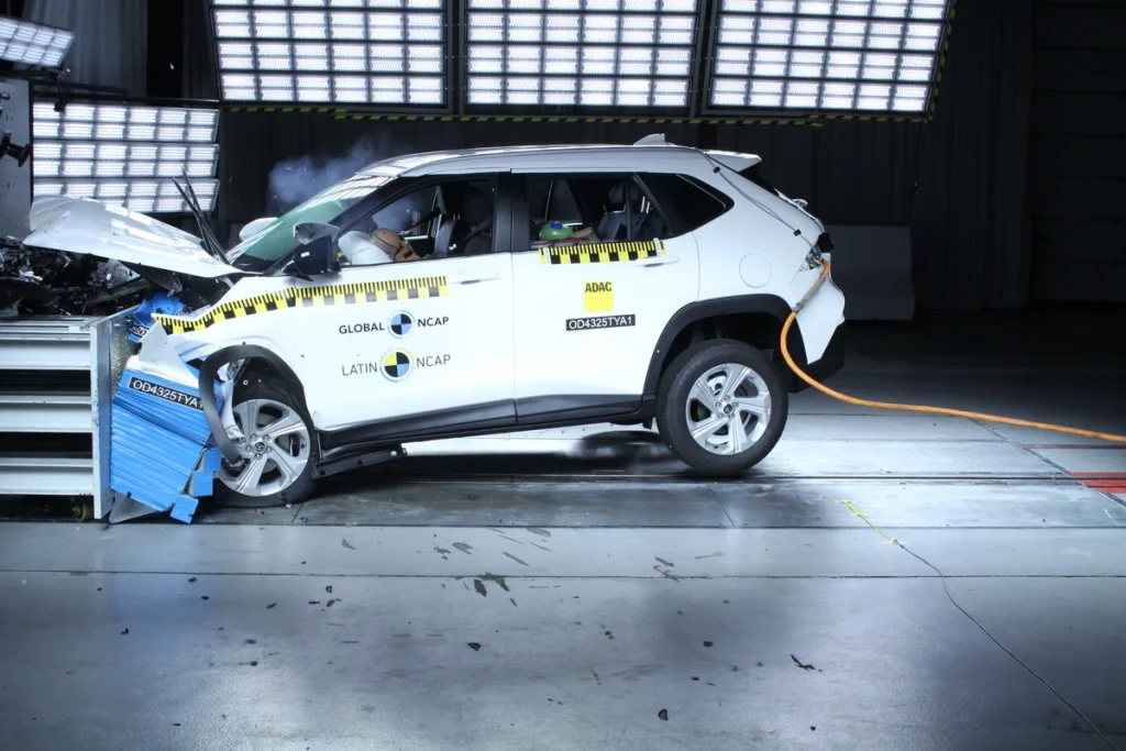 Toyota Yaris Cross recebe apenas duas estrelas em teste de segurança