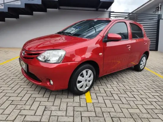 Toyota Etios Ate 45 Mil Vermelho Jpg