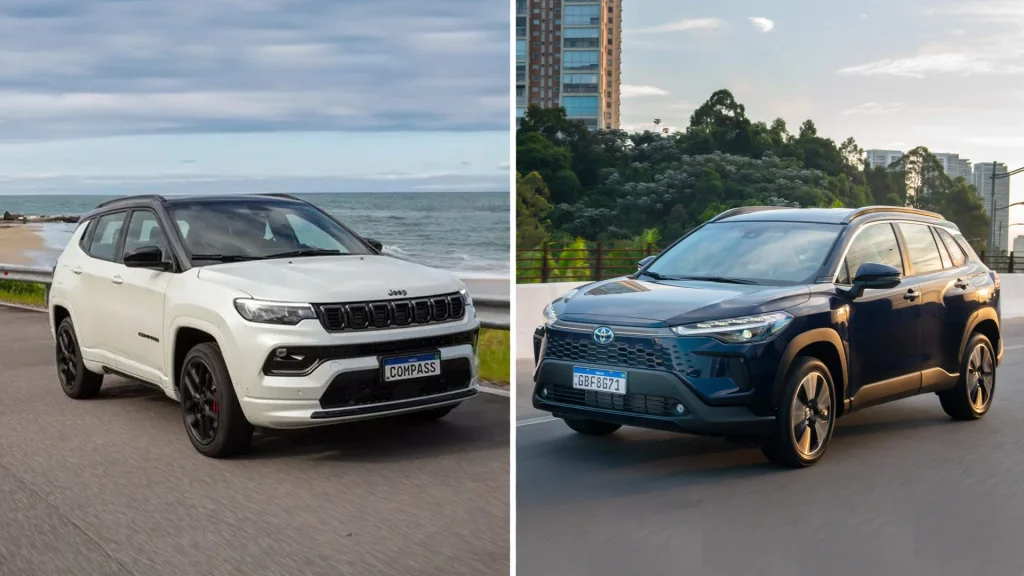 Jeep Compass e Toyota Corolla Cross