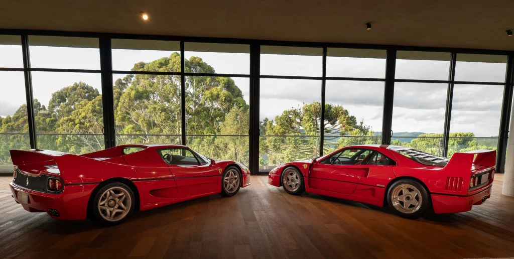 Ferrari F40 E F50 No Museu Carde 2