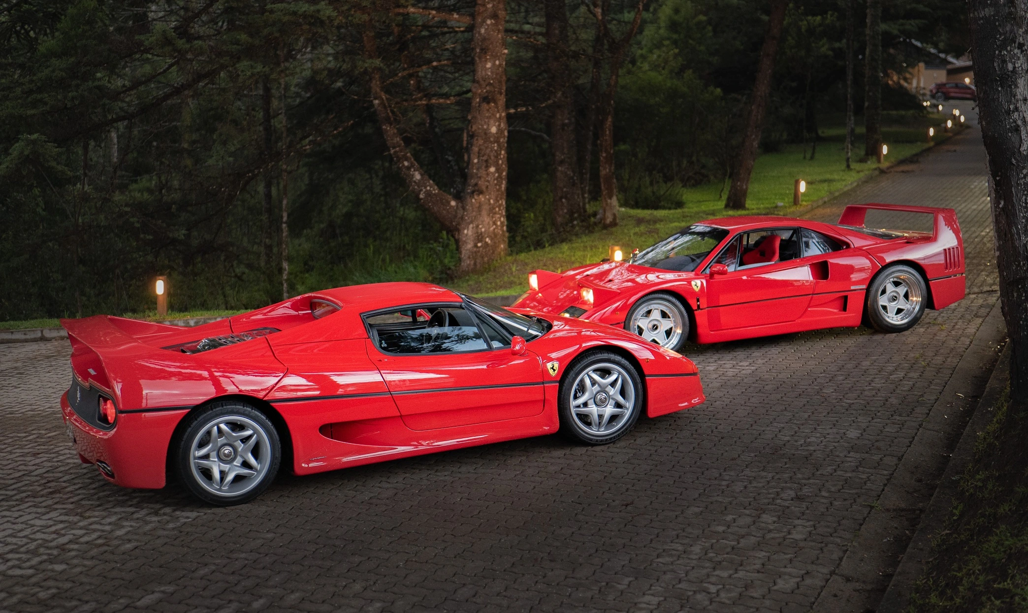 Ferrari F40 E F50 No Museu Carde 1