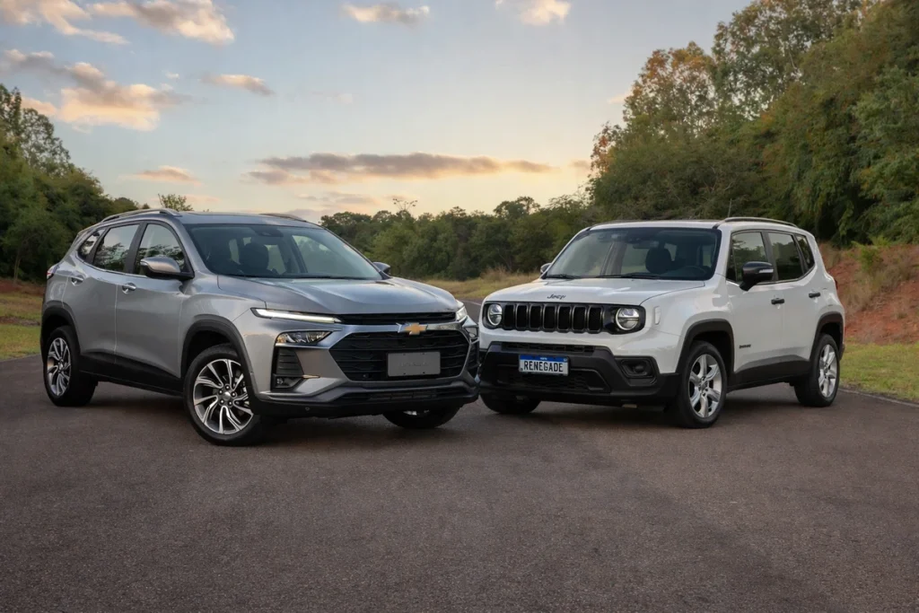 Jeep Renegade ou Chevrolet Tracker, qual levar?