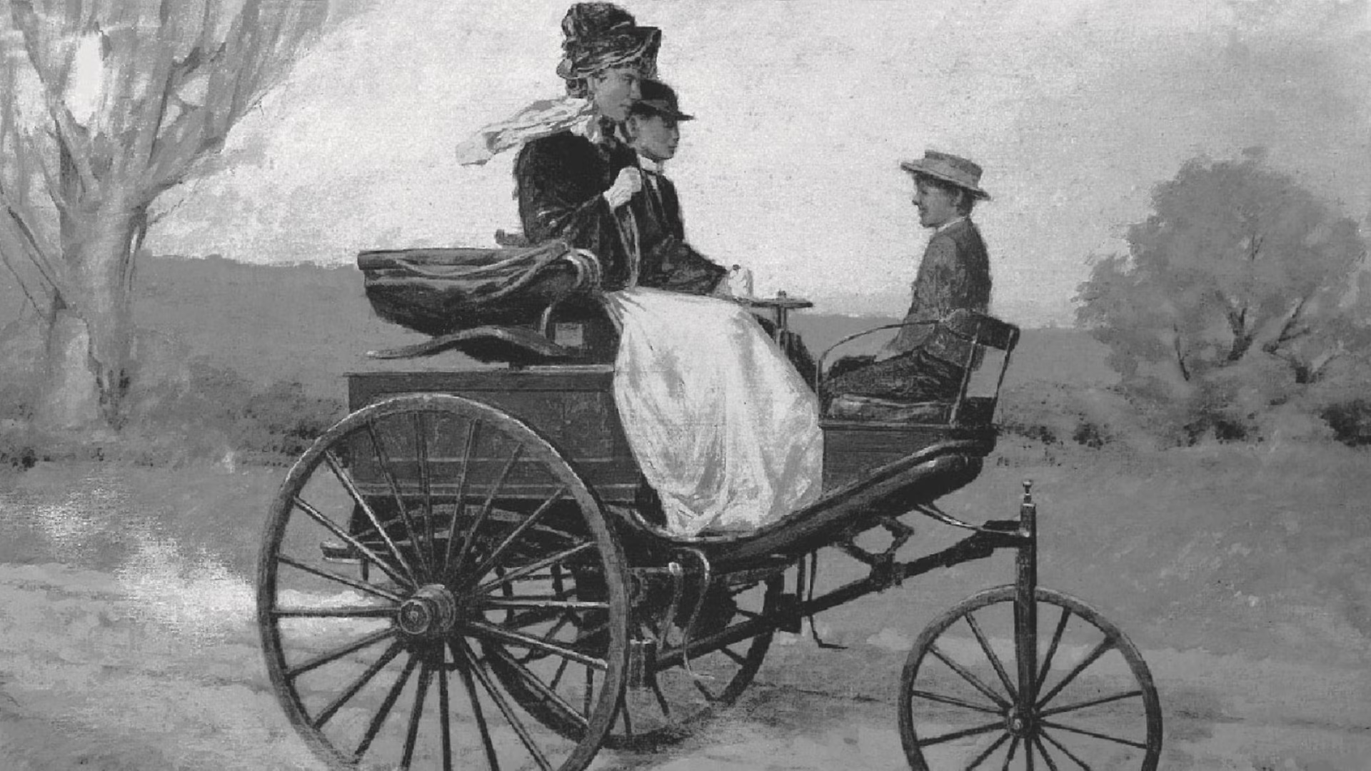 Bertha Benz August foi uma das primeiras pessoas a fazer uma viagem de automóvel de longa distância, em 1988