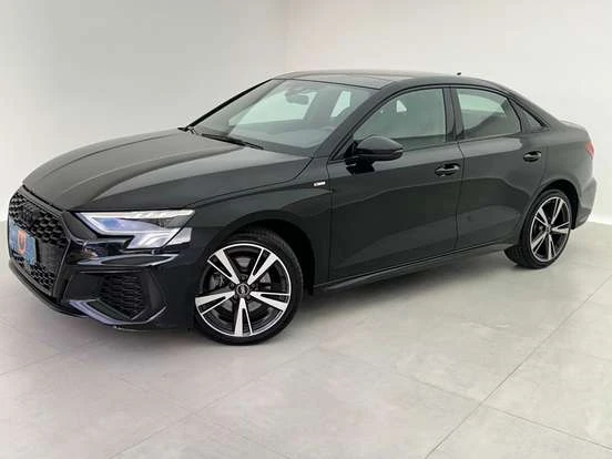 Audi A3 Preto 2023 Compacto Luxo Ate 200 Mil