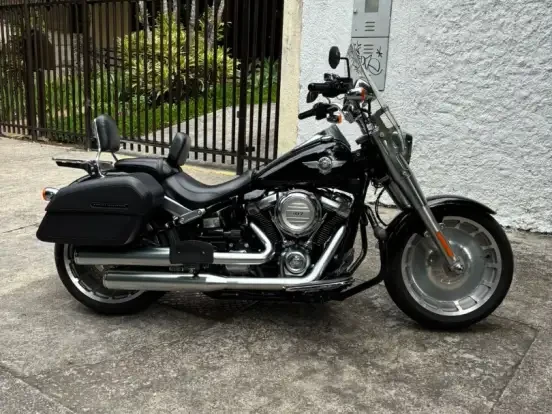 Harley Davidson Softail Fat Boy Ate 100 Mil