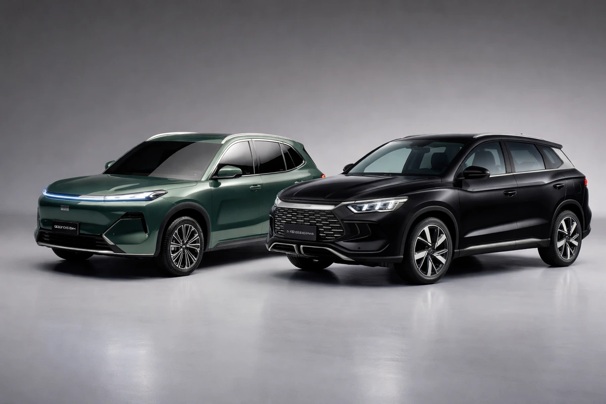 Geely EX5 EM-i chega para brigar com SUVs híbridos já consolidados, como o BYD Song Pro