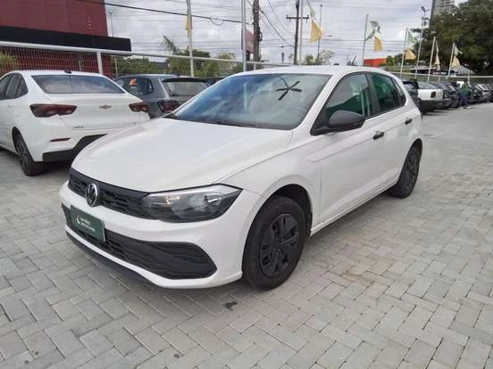 Volkswagen Polo Branco Concessionaria
