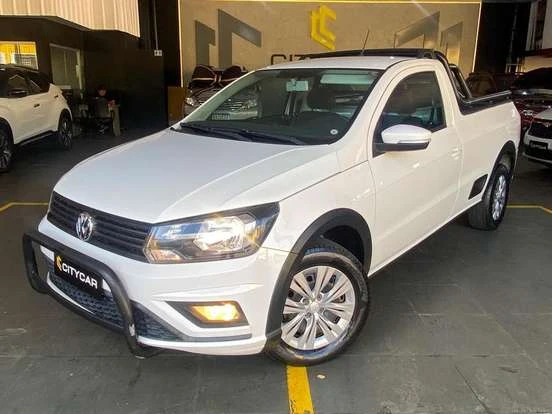 Volkswagen Saveiro Branca Showroom Jpg