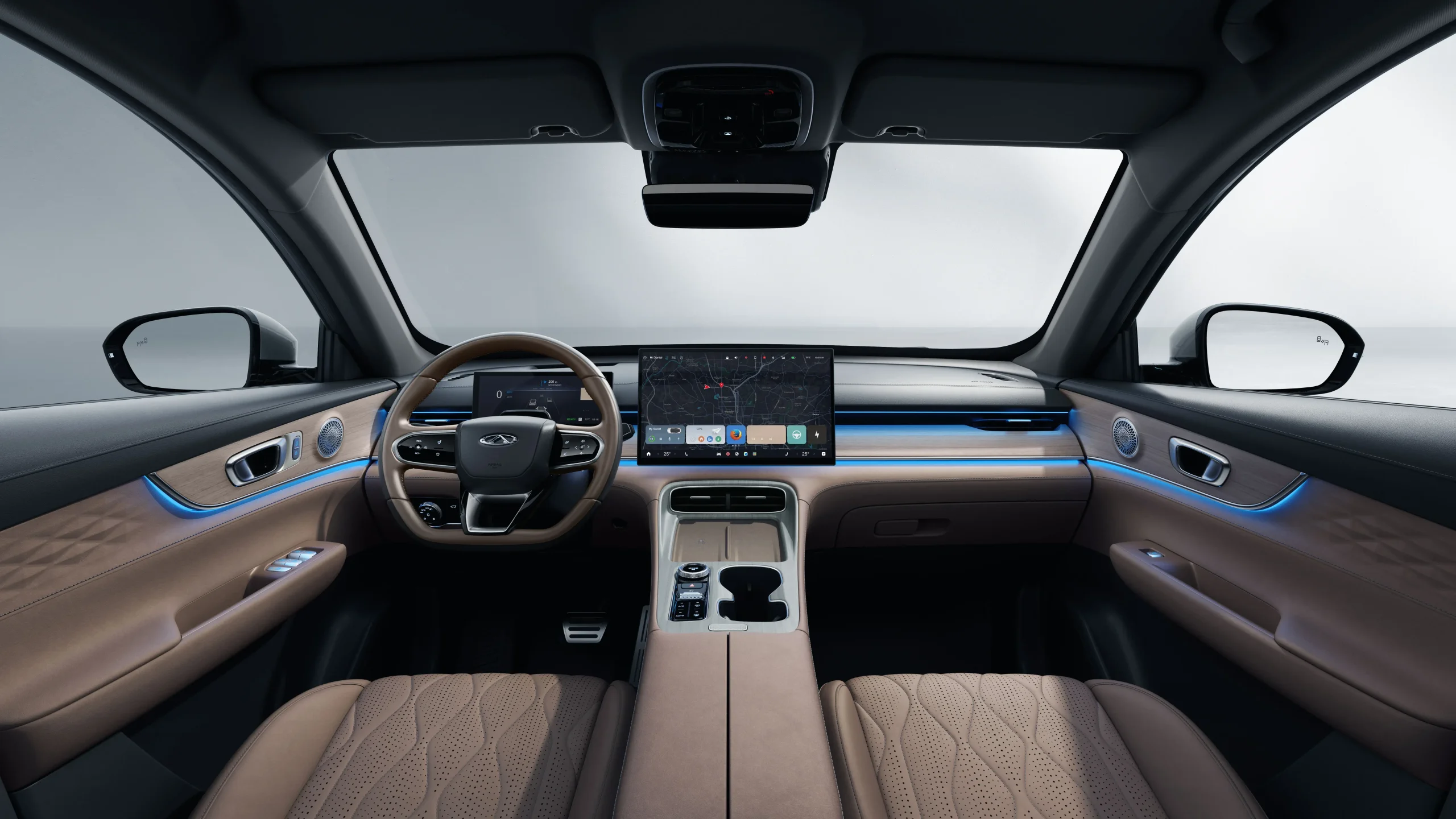 Tiggo 8 PHEV 2027 também passou por mudanças no interior