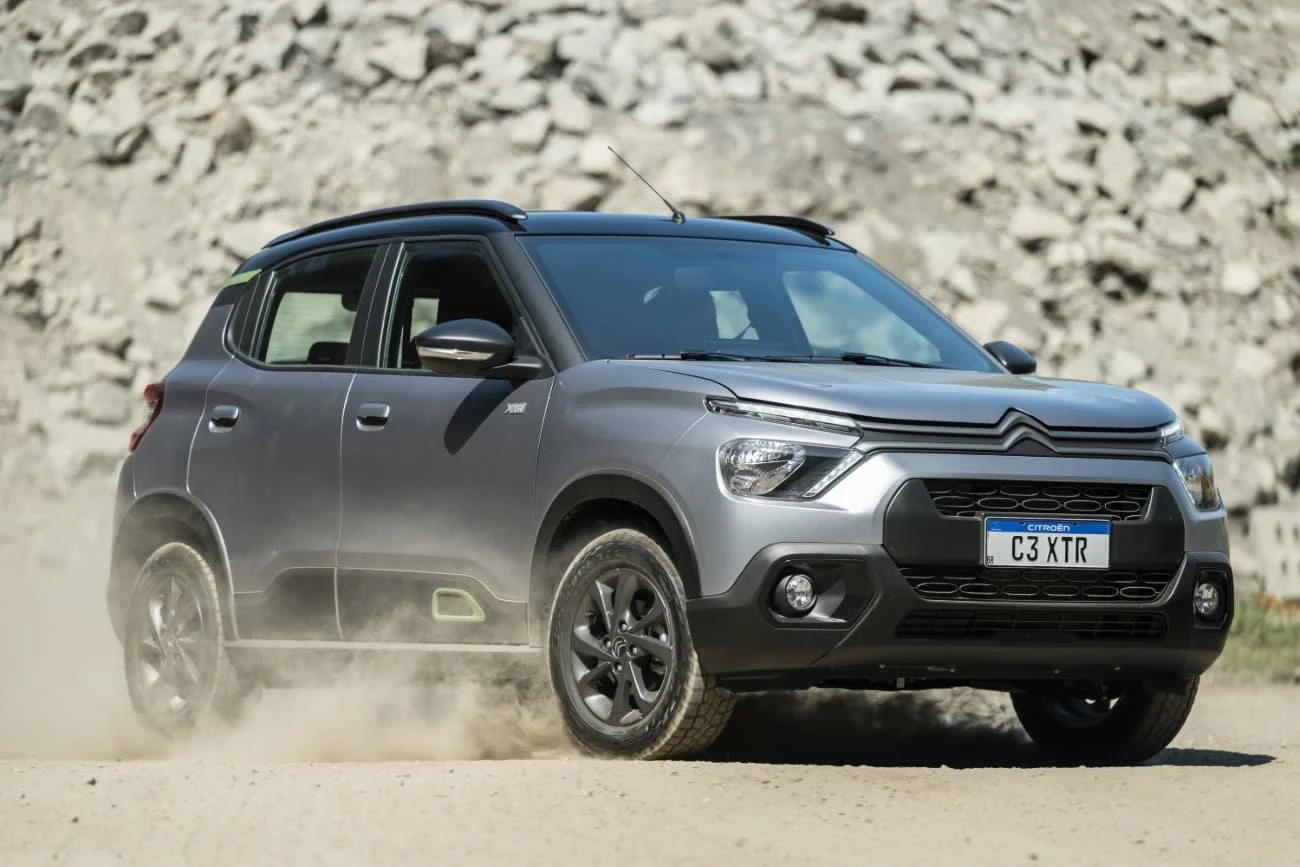 Citroen C3 Xtr 2025 Cinza Frente 3x4