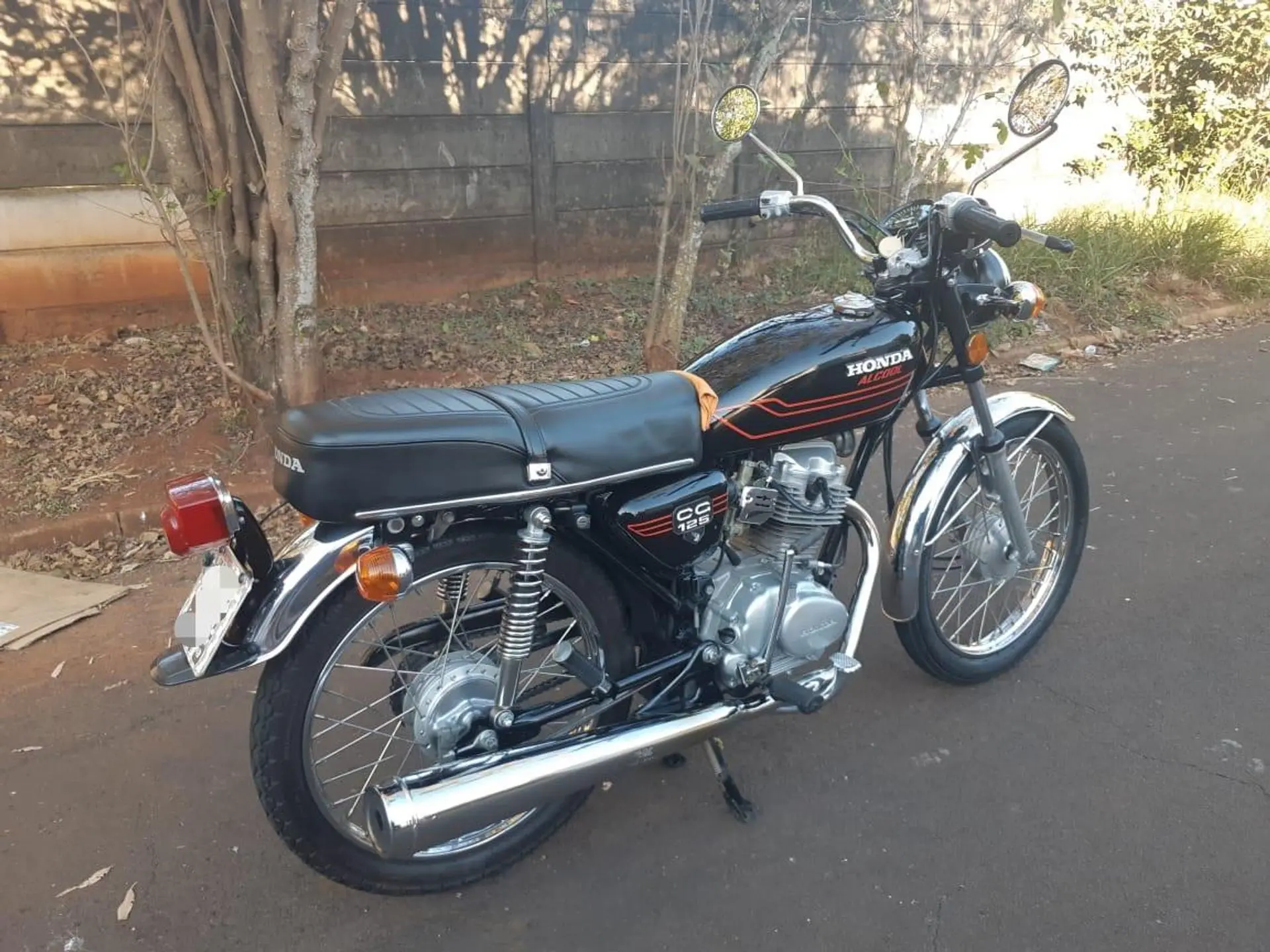 Honda Cg 125 Bolinha A álcool