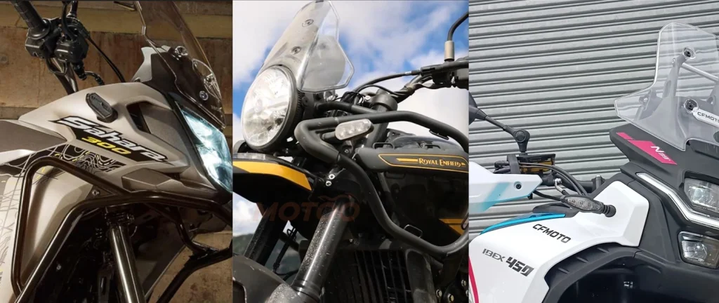 Comparativo Honda Sahara Xre 300, Re Himalayan 450 E Cfmoto Ibex 450