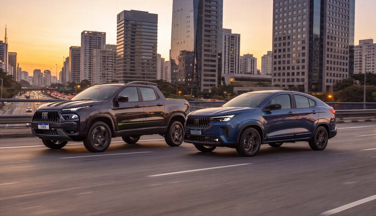 Fiat Toro e Fastback ganham edição especial de 50 anos