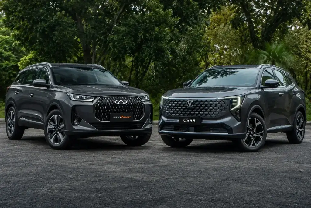 Caoa Chery Tiggo 7 vs Caoa Changan CS55
